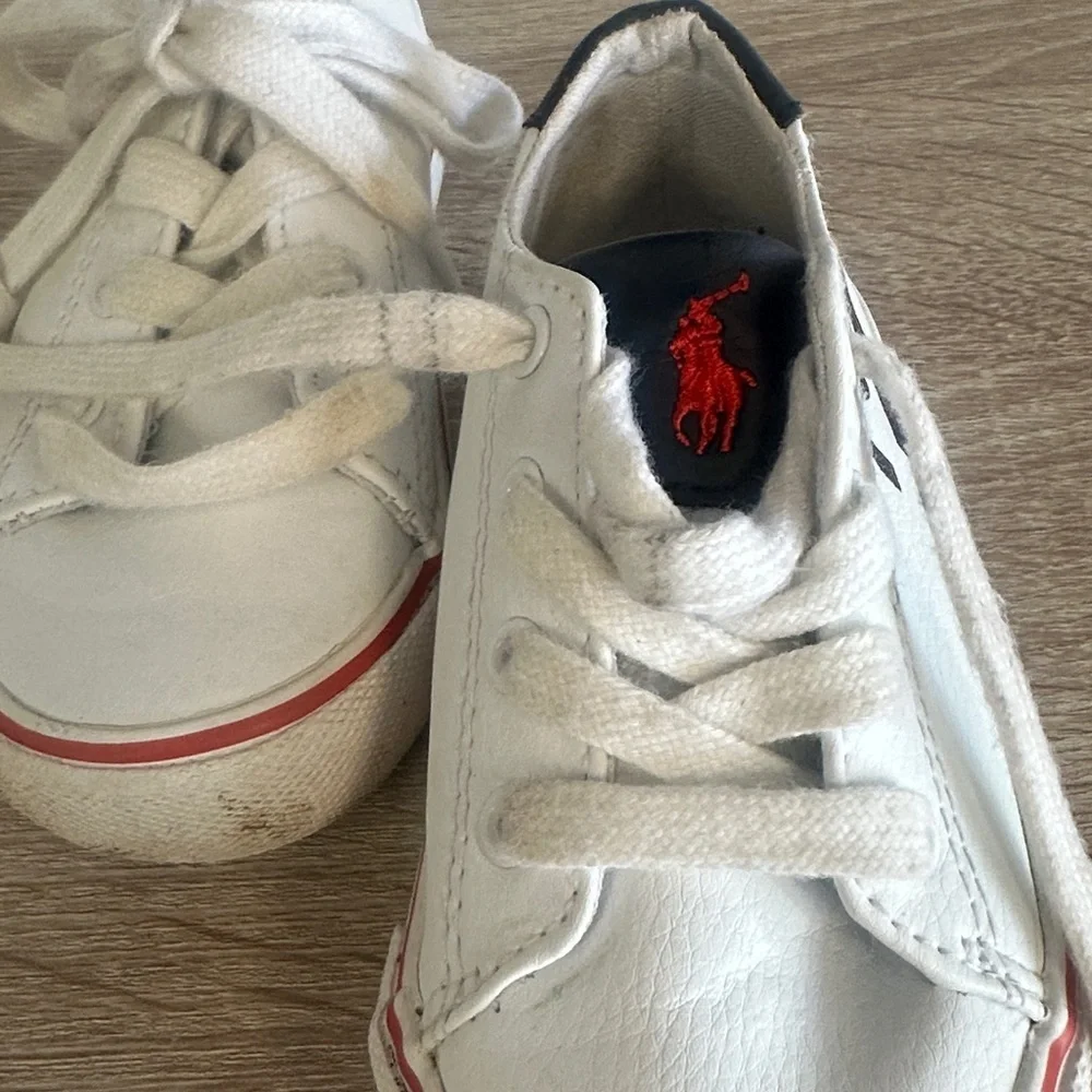 Ralph Lauren Polo Kids' Fantor III Script sneakers Leather 8